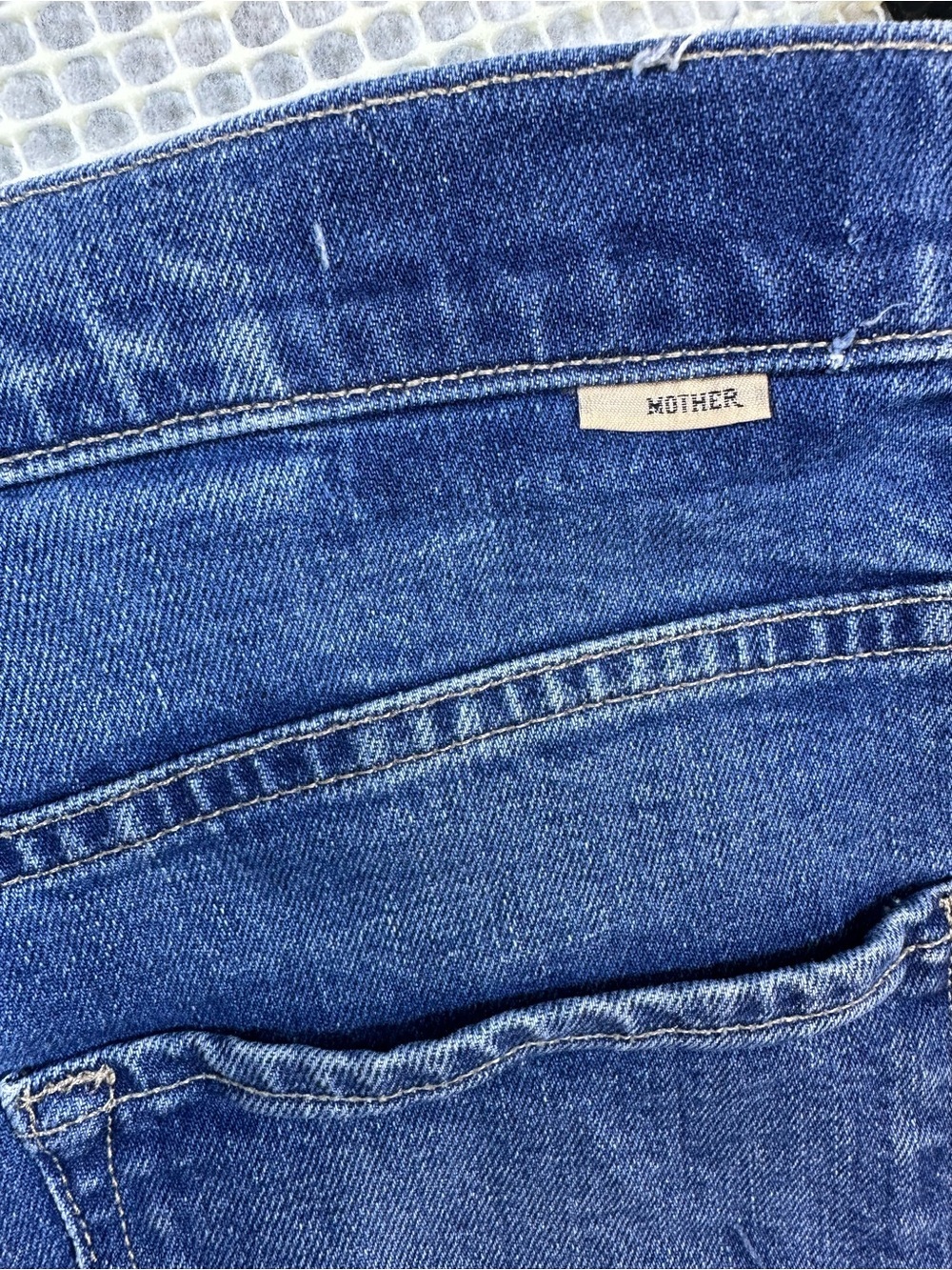 MOTHER Superior The Swisher Sneak Fray Punch Buggy Wide Leg Jeans Size 30 - Picture 10 of 13